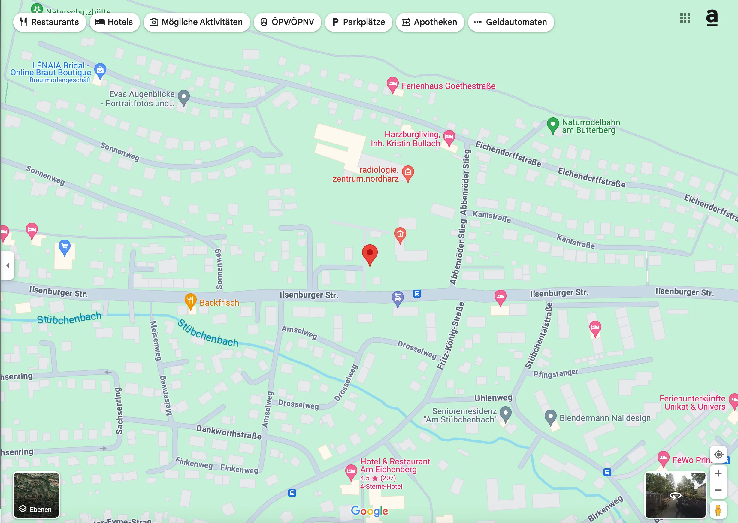 Karte: Ilsenburger Str. 93a, 38667 Bad Harzburg